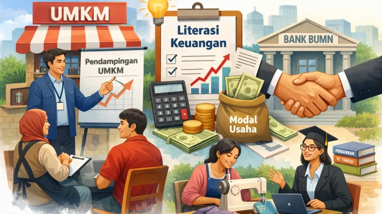 Pendampingan dan Literasi Keuangan, Kunci UMKM Naik Kelas